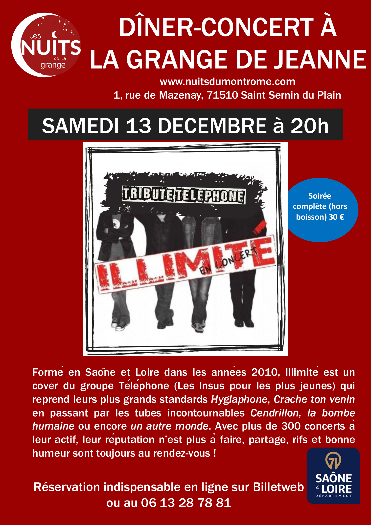 AFFICHE-13-DECEMBRE - La grange de jeanne